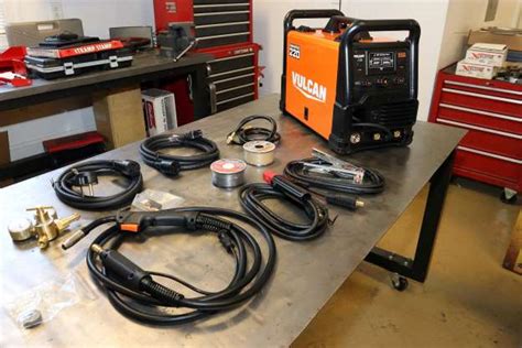 The welder also has a built-in regulator, so you don’t need to purchase one separately. . Vulcan 220